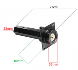 Manicor cu flansa si rulment 23mm (170F)