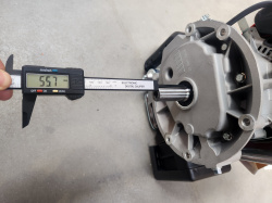Motor generator / motopompa / motocultor Loncin 5 CP ax vertical (22.2mm x 55mm)