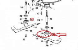 Nyírócsavar Husqvarna 6/8-hoz - Img 2