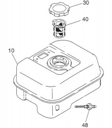 Rezervor compatibil Robin EX17, EX21 ( 277-60101-11 )