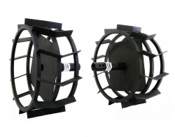 Sada kovových kol pro kultivátor / řetězovou pilu (D440 mm, 32mm násada)
