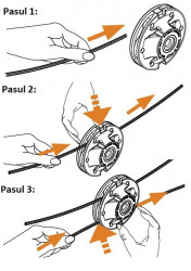 Tecomec Whips 25 Mühle mit Schnur - Img 3