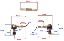 Bieleta de directie capete bara ATV 110cc (buc)