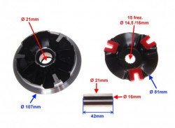 Variator racing scuter Yamaha 50 - 80cc
