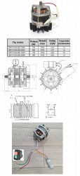 schema electrica motor betoniera