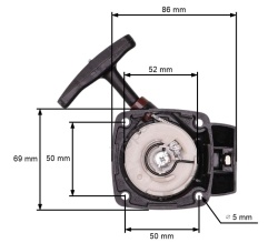 Demaror motocoasa