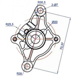 Electromotor scuter Kymco, SYM 50cc (2 timpi)