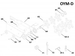 Dispozitiv de frezare drujba Stihl 044, 046, Ms440, Ms441, Ms460, Ms461