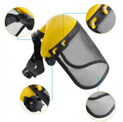 Casca protectie motocoasa  viziera de plasa