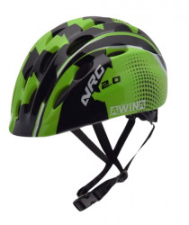 Casque de vélo pour enfants Awina (vert-noir)