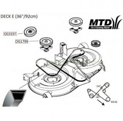 Curea transmisie MTD LTEX 92A