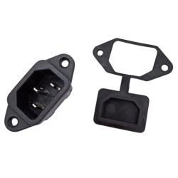 Conector incarcare scutere electrice cu capac protectie