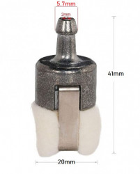 Filtru benzina drujba Walbro 5.7mm (20 x 41mm)