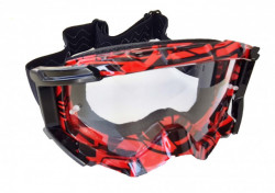 Gogle ATV / Enduro / Motor Cross (czerwone) - Img 1