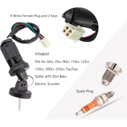 Instalatie electrica scuter GY6 50cc (9 in 1)