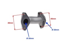 Intake manifold for ATV/Moped 110cc - Img 5