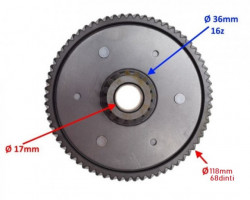 Ambreiaj compatibil Yamaha YBR 125cc