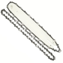 Lama per motosega + 2 catene 25 denti passo 3/8 35cm - Img 2