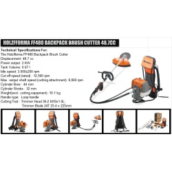 Motocoasa tip rucsac Holzfforma FF480