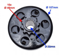 Ambreiaj Kart motorizare Honda GX 160, 200 (10 dinti)