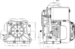 Motor mai compactor LONCIN LC165F-3H