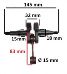 Ambielaj drujba Husqvarna 357, 359, Jonsered 2156, 2159, Cs2156, Cs2159 (cal.1)-2