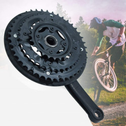 Angrenaj bicicleta mountain bike (42T-34T-24T) - negru