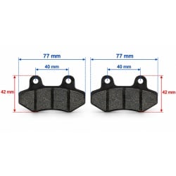 Plaquettes de frein pour tricycle électrique GL18000