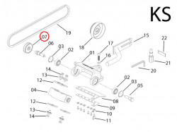 Fulie curea decojitor busteni drujba standard