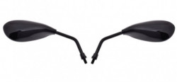 Oglinzi moto "lacrima" negre M8