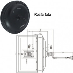 Ηλεκτρικός κινητήρας ποδηλάτου 36v 500w Mxus XF39 (Μπροστινός τροχός) - Img 3
