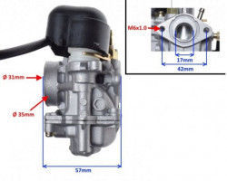 Carburator pentru scuter Suzuki Katana