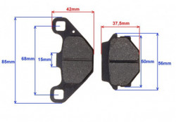 Placute frana moto Aprilia RX125