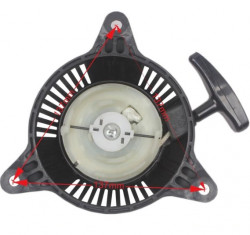 Demaror compatibil Honda GXH 50, GXV 50, kit bicicleta 4 timpi