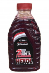 2T d'huile de mélange rouge Hexol (0,5 L)