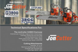 Drujba JonCutter® G3800 45cc (fara lama si lant)
