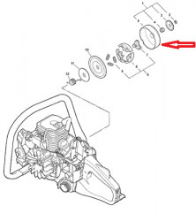 Oala ambreiaj drujba ECHO CS 310ES, 352ES 38 6T (A556-000543)-4