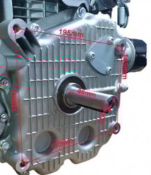 Motor ax vertical Zongshen 17.6 CP 