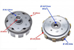 Ambreiaj cutie ATV Bashan BS250S-5 (cu discuri)