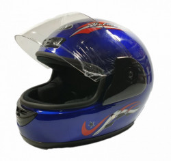 Full Face Safe Scooter Helm (blau)