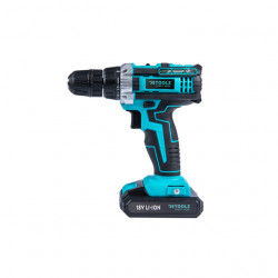 Masina de gaurit cu percutie si acumulator 18V/LED LI-ION