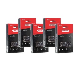 Pachet 5 lanturi drujba Oregon 33 dinti, pas 3/8, canal 1.6mm 75EXL066E