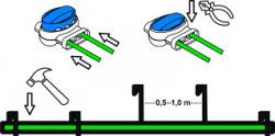 Perimeter cable connector for lawn robot - Img 2