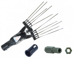 Przystawka do pilarki łańcuchowej Stihl FS kompatybilna z "wytrząsarką do owoców" (25,4 mm - ❒ 5,3 mm)