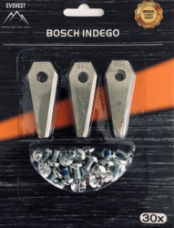 Set of 30 pieces of Bosch robotic lawn mower replacement knives
