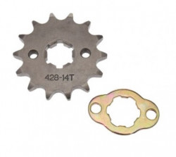 Small chain sprocket 428 14 teeth Yamaha YBR 125cc