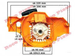 Starter for chainsaw Partner 350, 351, 370 / Poulan - Img 3