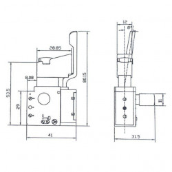 Intrerupator SKILL 6002, 6007, 6270, 6280