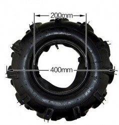 Tire + inner tire for cultivator 4.00 x 8 - Img 3