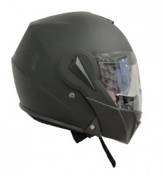 Κράνος "Dual Visor" Ματ μαύρο